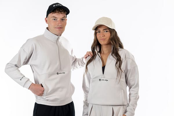 Oat Unisex Half Zip - Image 6