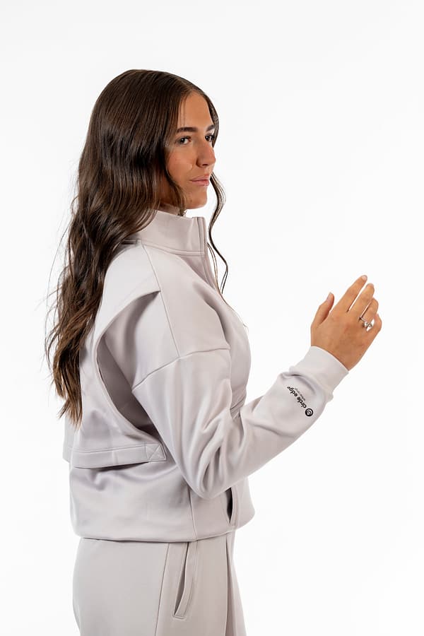 Oat Unisex Half Zip - Image 3