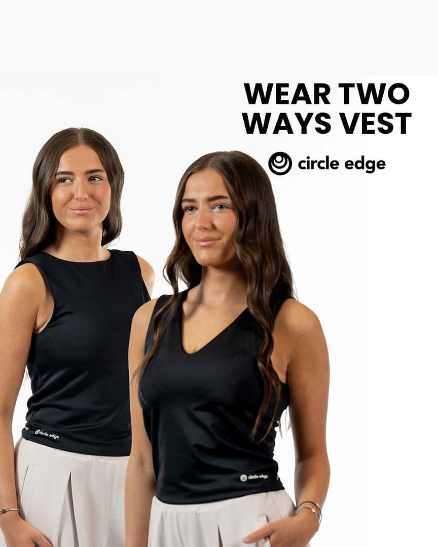 Circle Edge Two Ways Vest